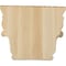 Ekena Millwork 11"W x 6 3/4"BW x 3 7/8"D x 8 7/8"H Large Chesterfield Capital, Maple CAP11X03X08CHMA - alternate 3